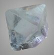 Blue, Cleaved Fluorite Octahedron - Illinois #36159-1